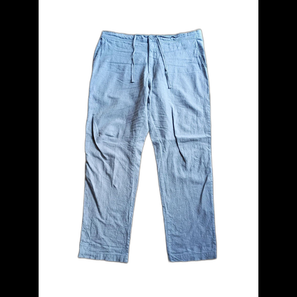 Marc Anthony Luxury Linen Pants Blue Gray Men's L